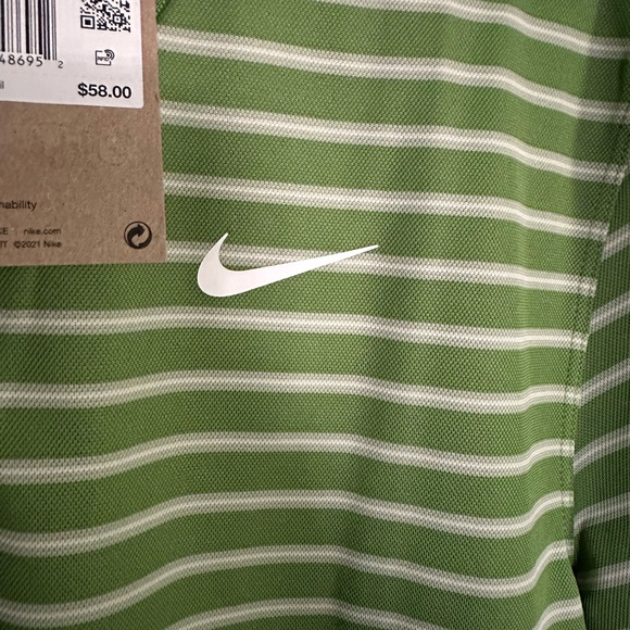 NWT - Nike Dri-Fit Victory Stripe Golf Polo - Picture 6 of 11